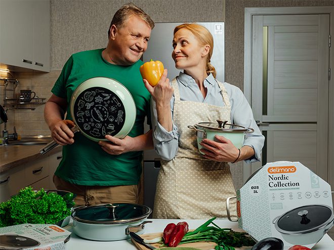 Эмалированная поверхность Delimano сохраняет цвет и не царапается